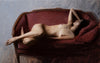 Nick Alm - Reclining in red sofa