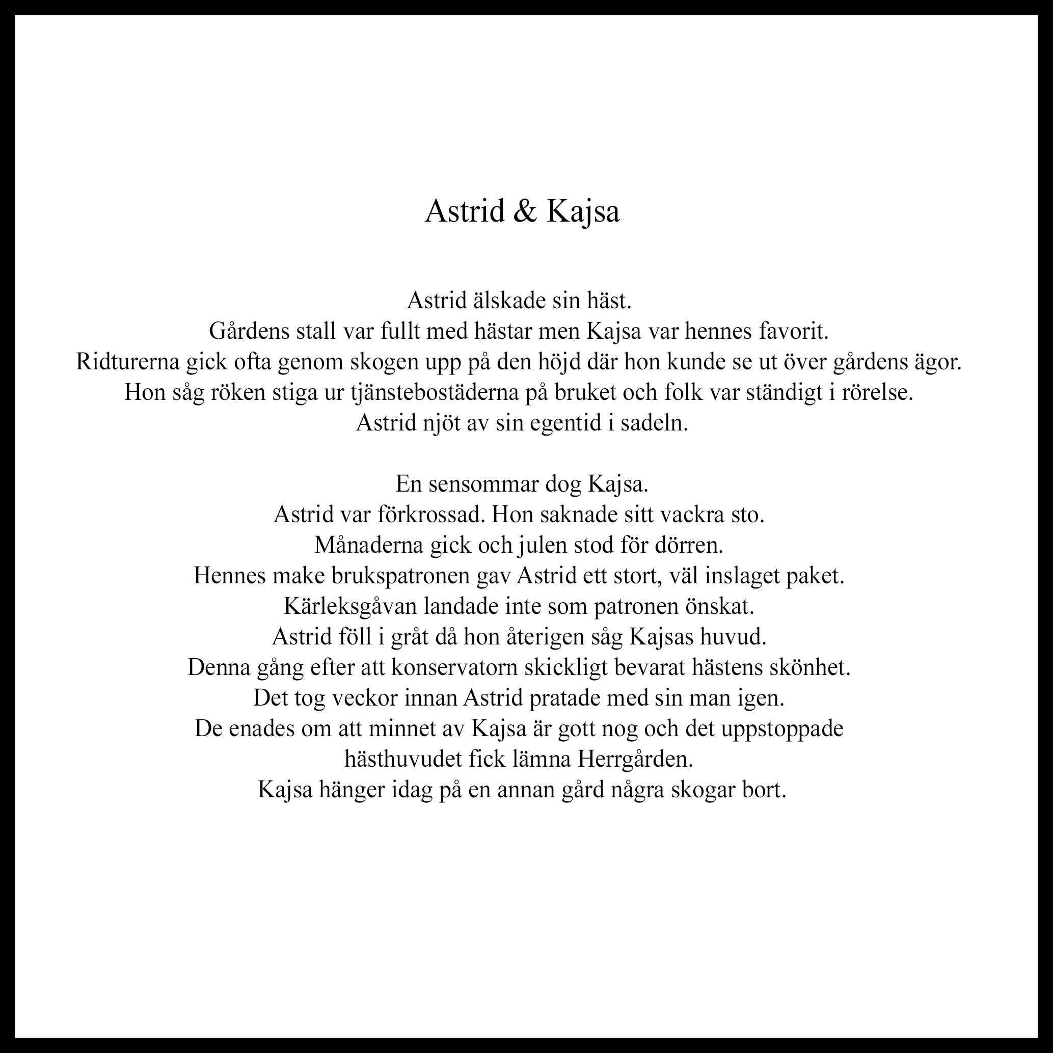Andreas Lundberg - Astrid & Kajsa