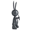 Editions Studio Art - Balloon Rabbit XL (Graphite Black)