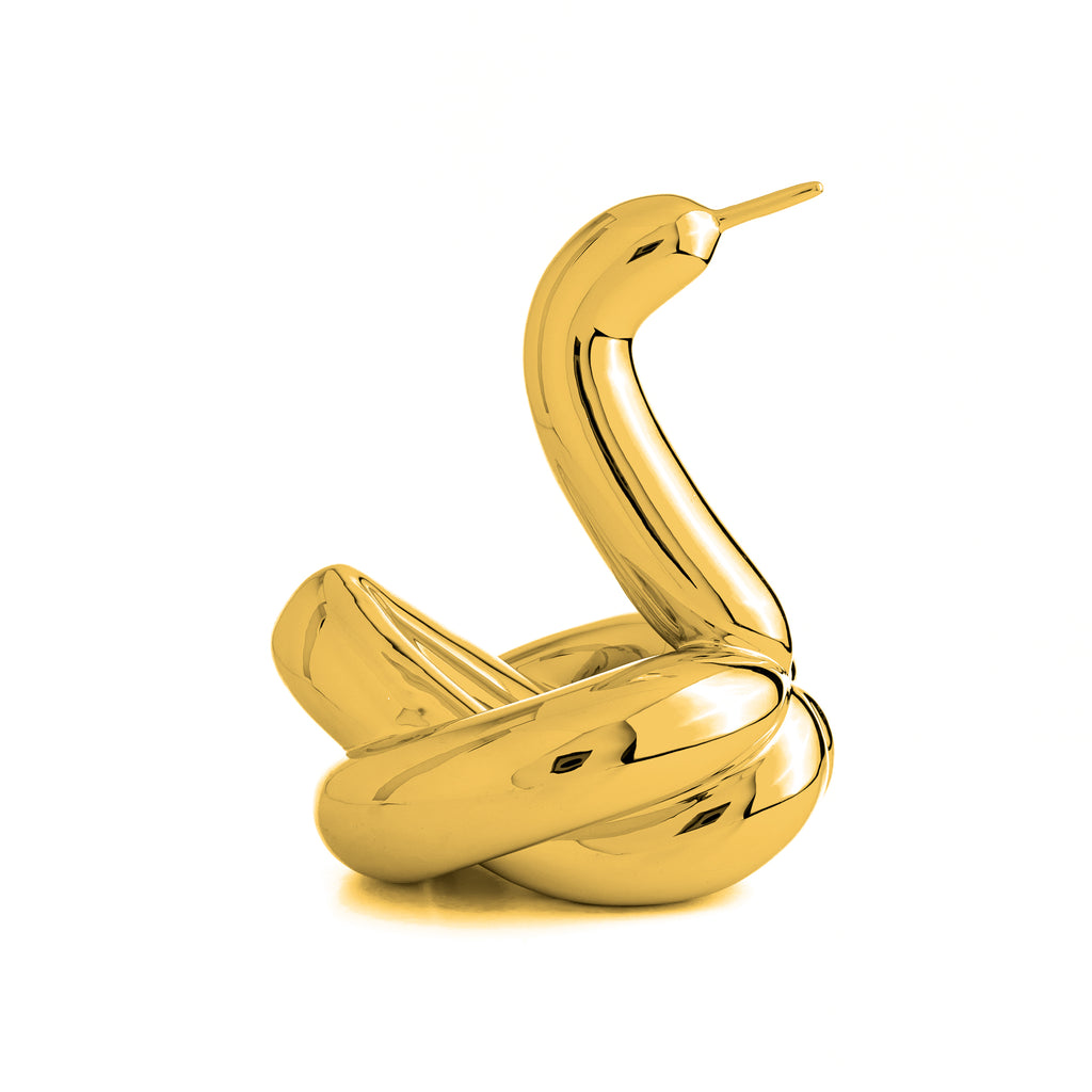 Editions Studio Art - Balloon Swan L (Gold) - Efter Jeff Koons