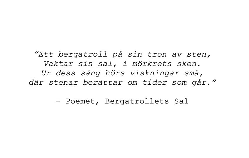 Johanna Elbe - Bergatrollets Sal