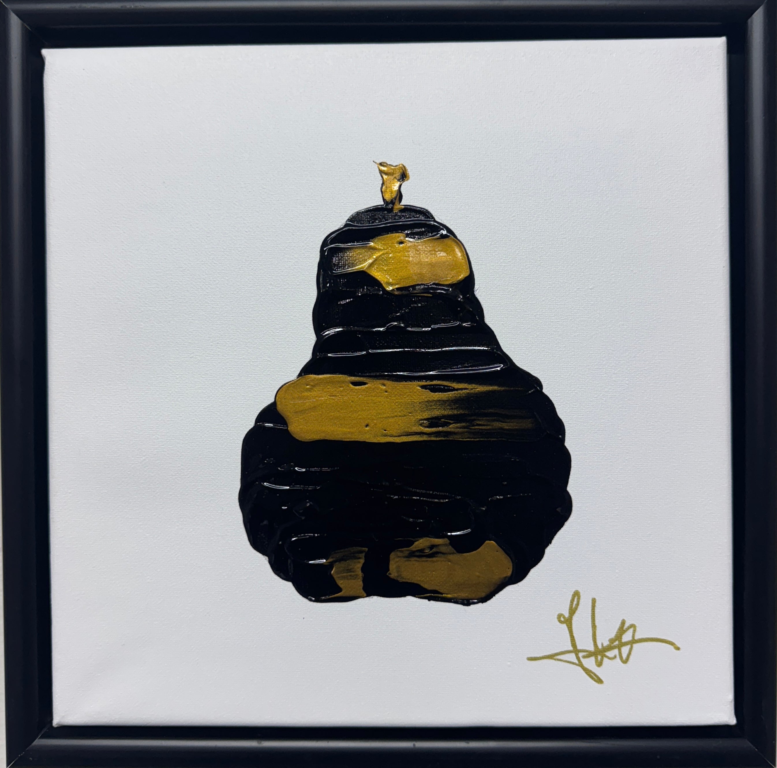 Jonas Sörensson - Golden Pearlicious - Black on White