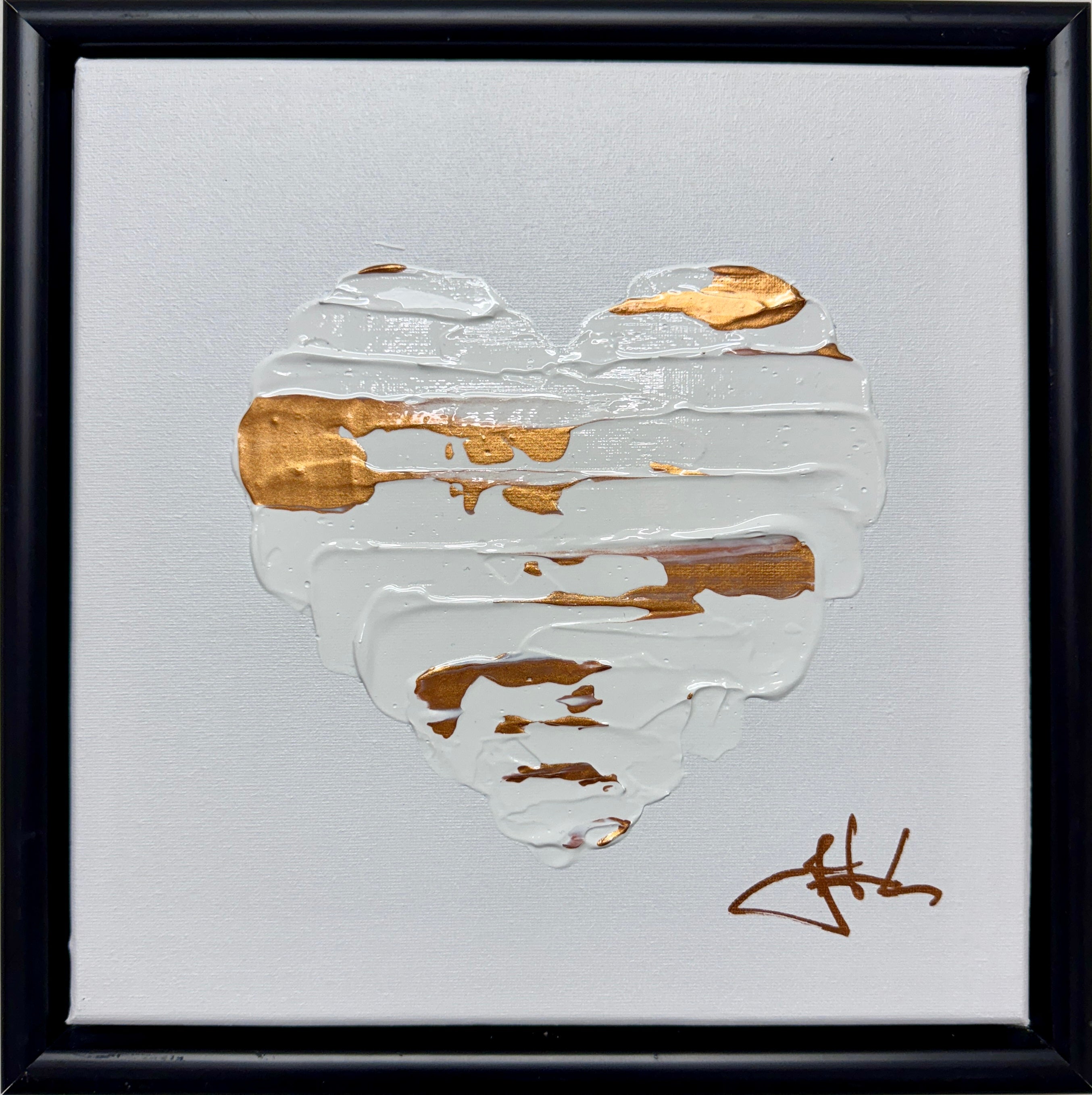 Jonas Sörensson - Gold on White Heart