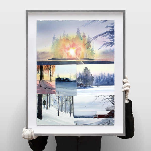 Christian Koivumaa - Collage: Winter