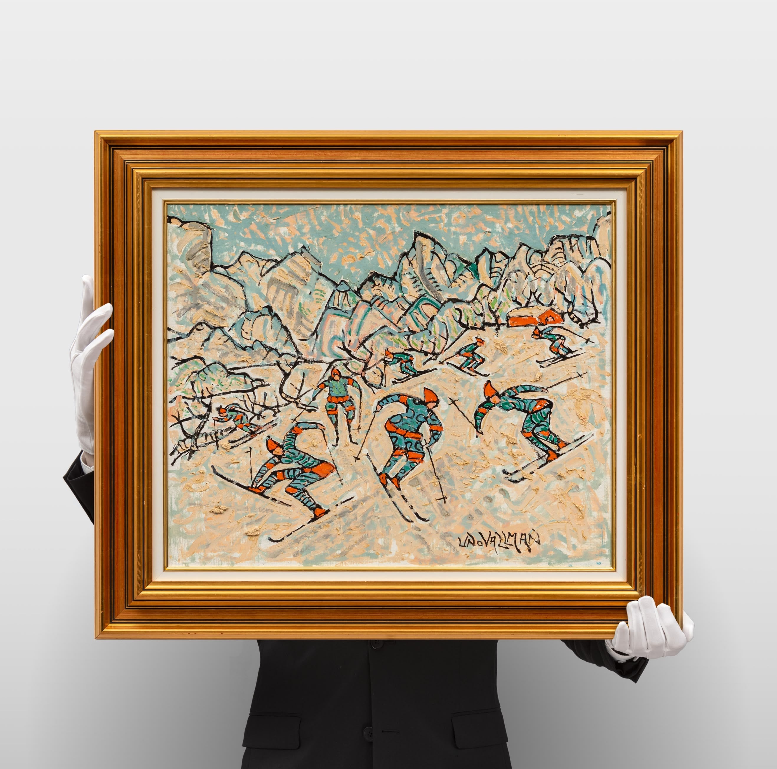 Uno Vallman - Slalomåkning