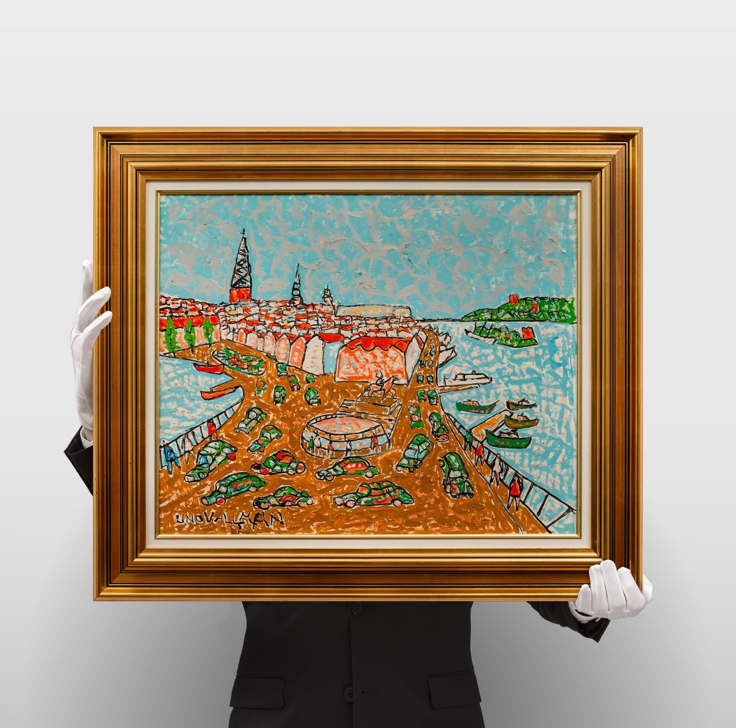 Uno Vallman - Riddarholmen, Tyska Kyrkan