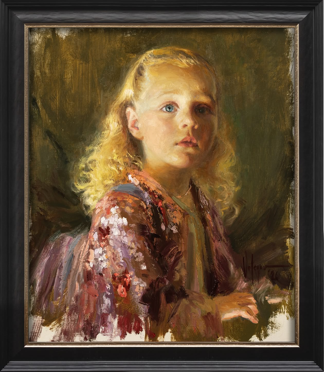 Vladimir Volegov - Portrait of a Girl in Pink