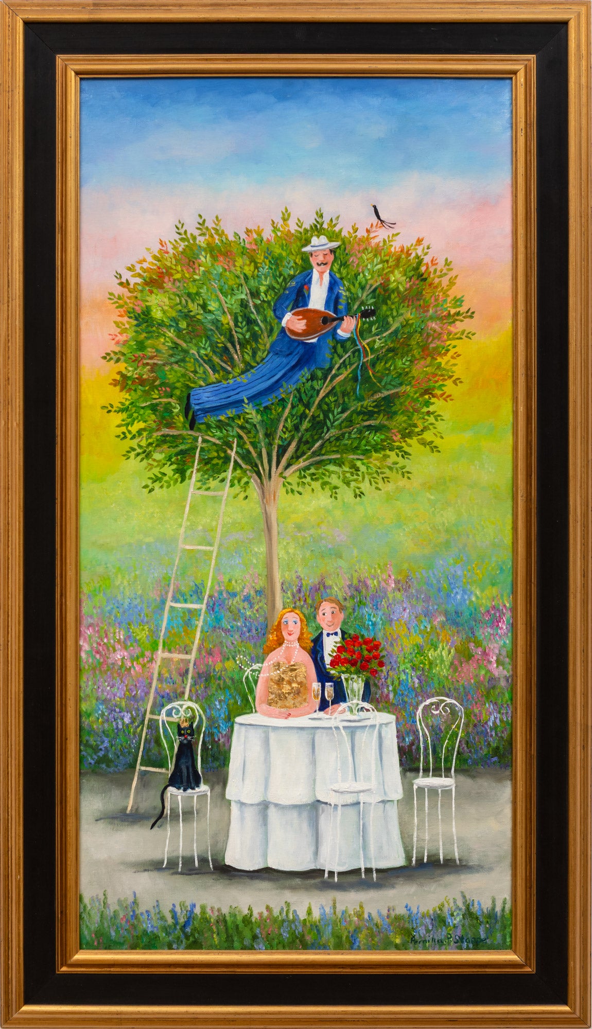 Pernilla P Stappe - Lilacs and Roses