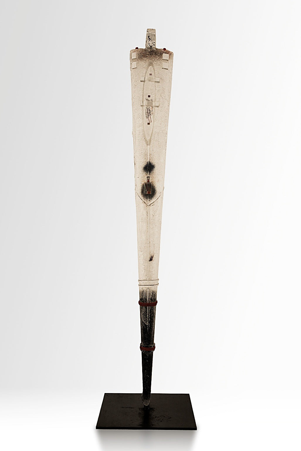 Bertil Vallien, Watcher, glasskulptur 195 cm
