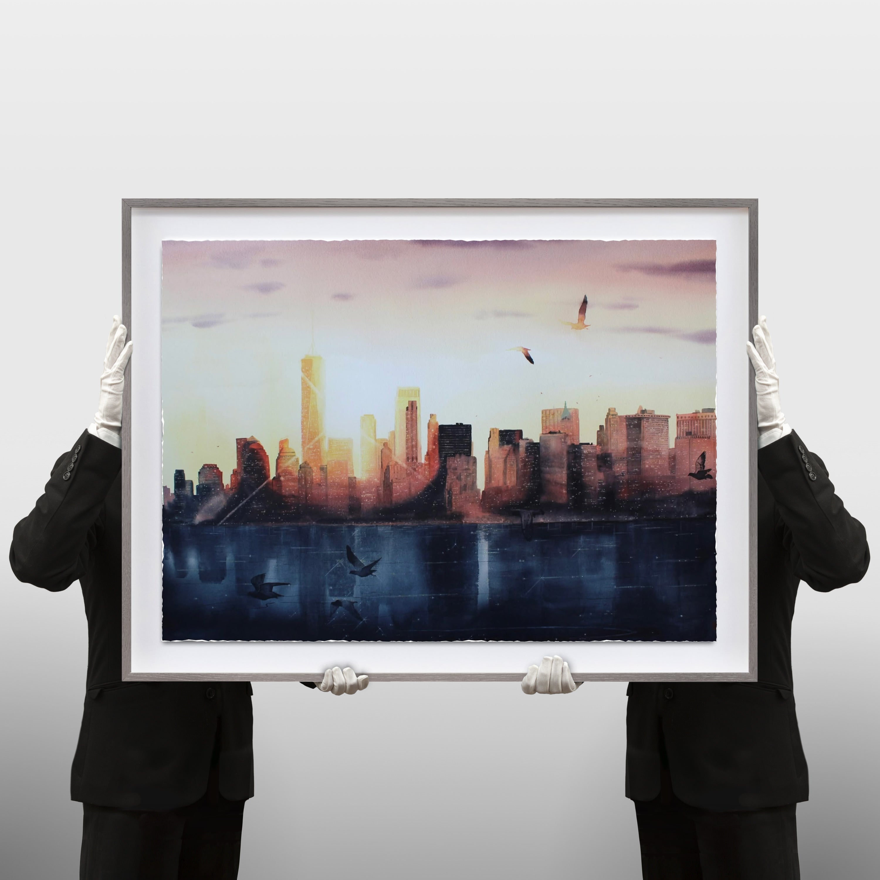 Christian Koivumaa - New York Skyline, hållen i händer för skala