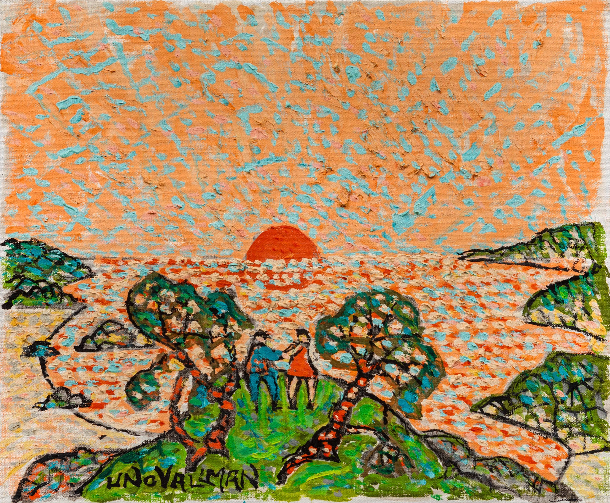 Uno Vallman - Orange Skymning