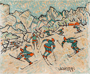 Uno Vallman - Slalomåkning