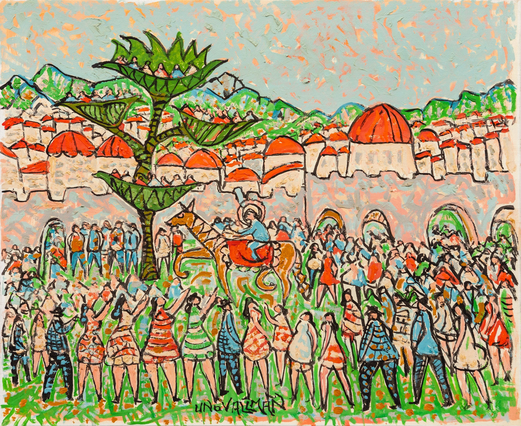 Uno Vallman - Intåget i Jerusalem