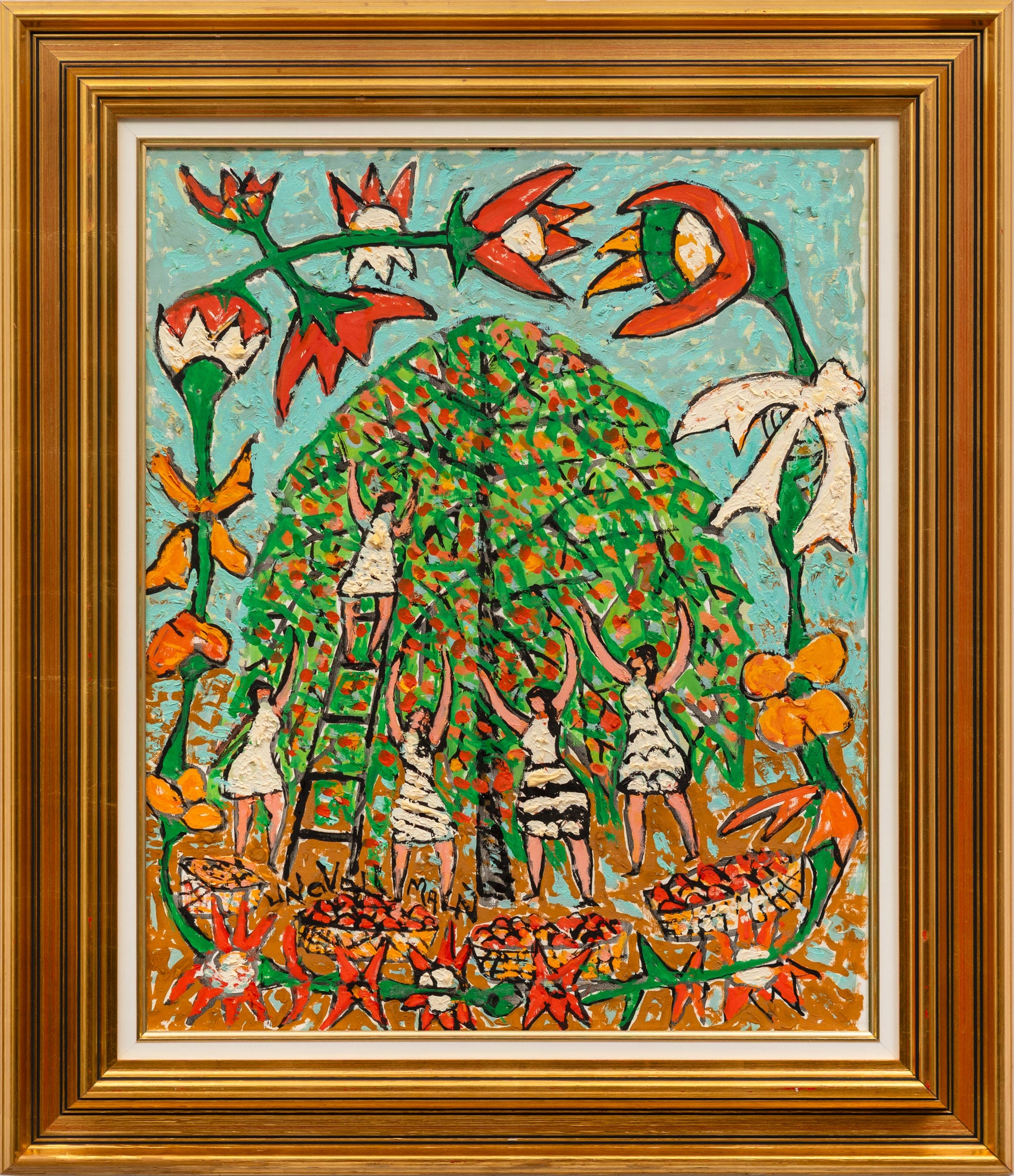 Uno Vallman - Äppelskörd, Kivik