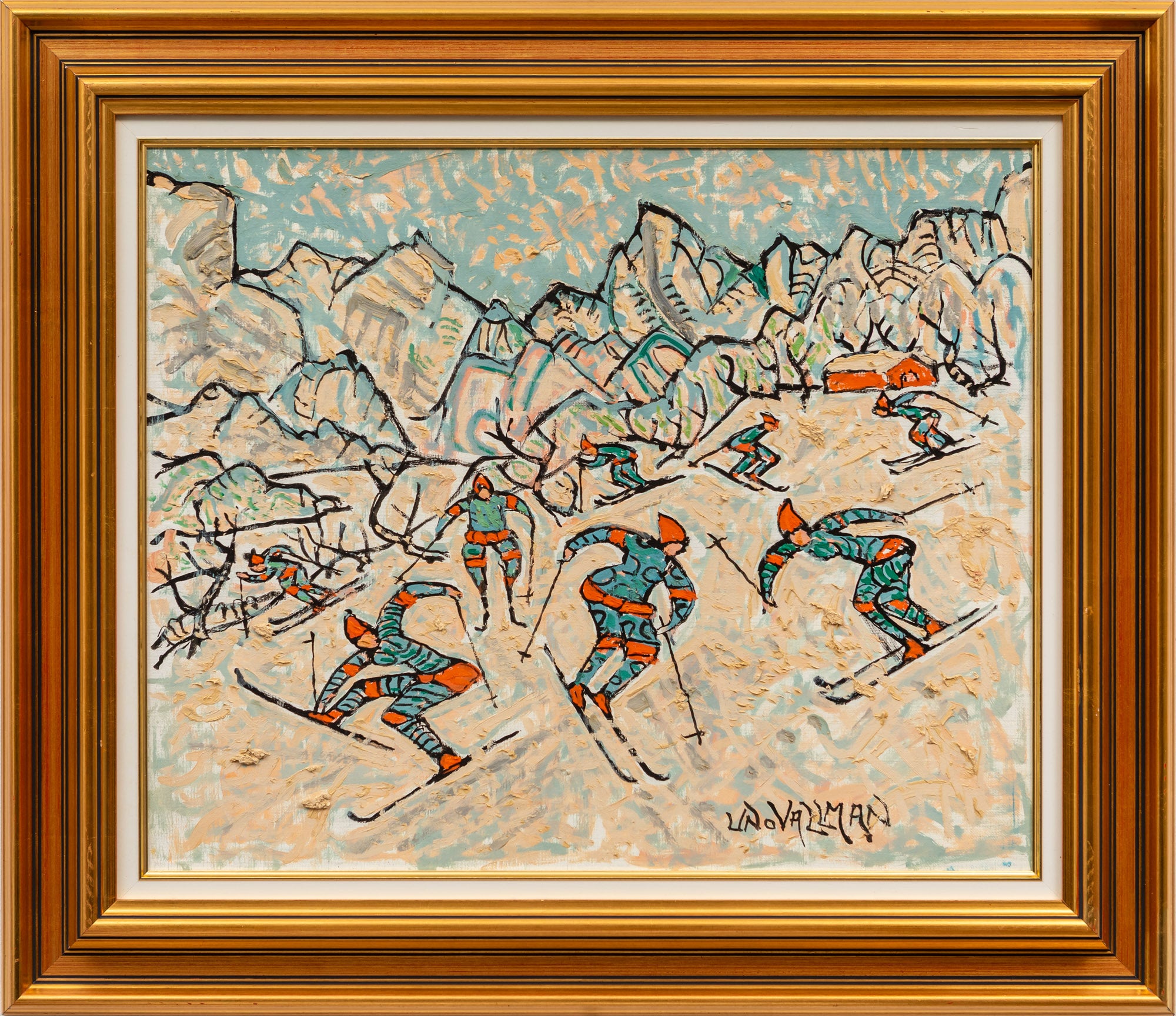 Uno Vallman - Slalomåkning