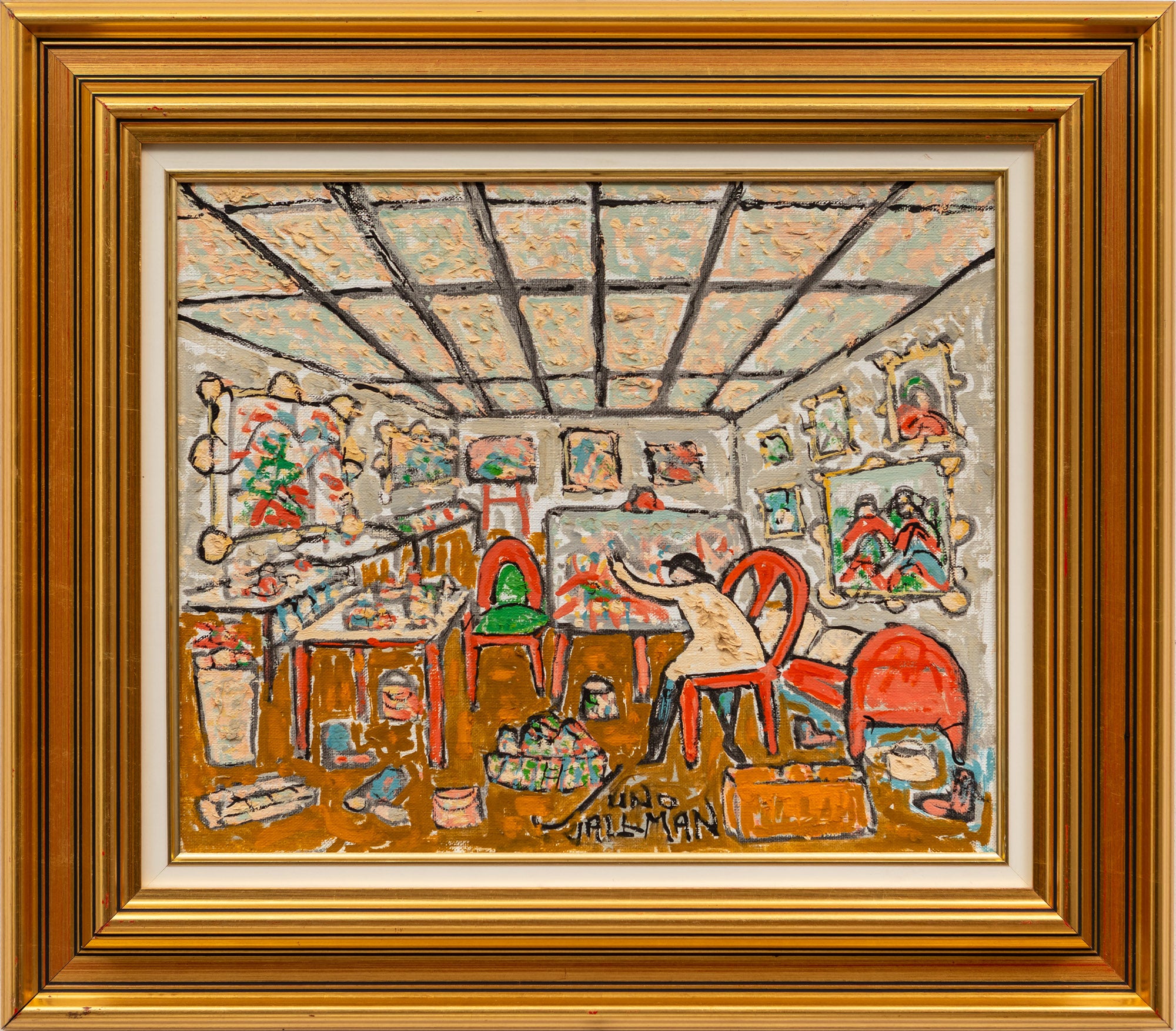 Uno Vallman - Ateljé, Frankrike