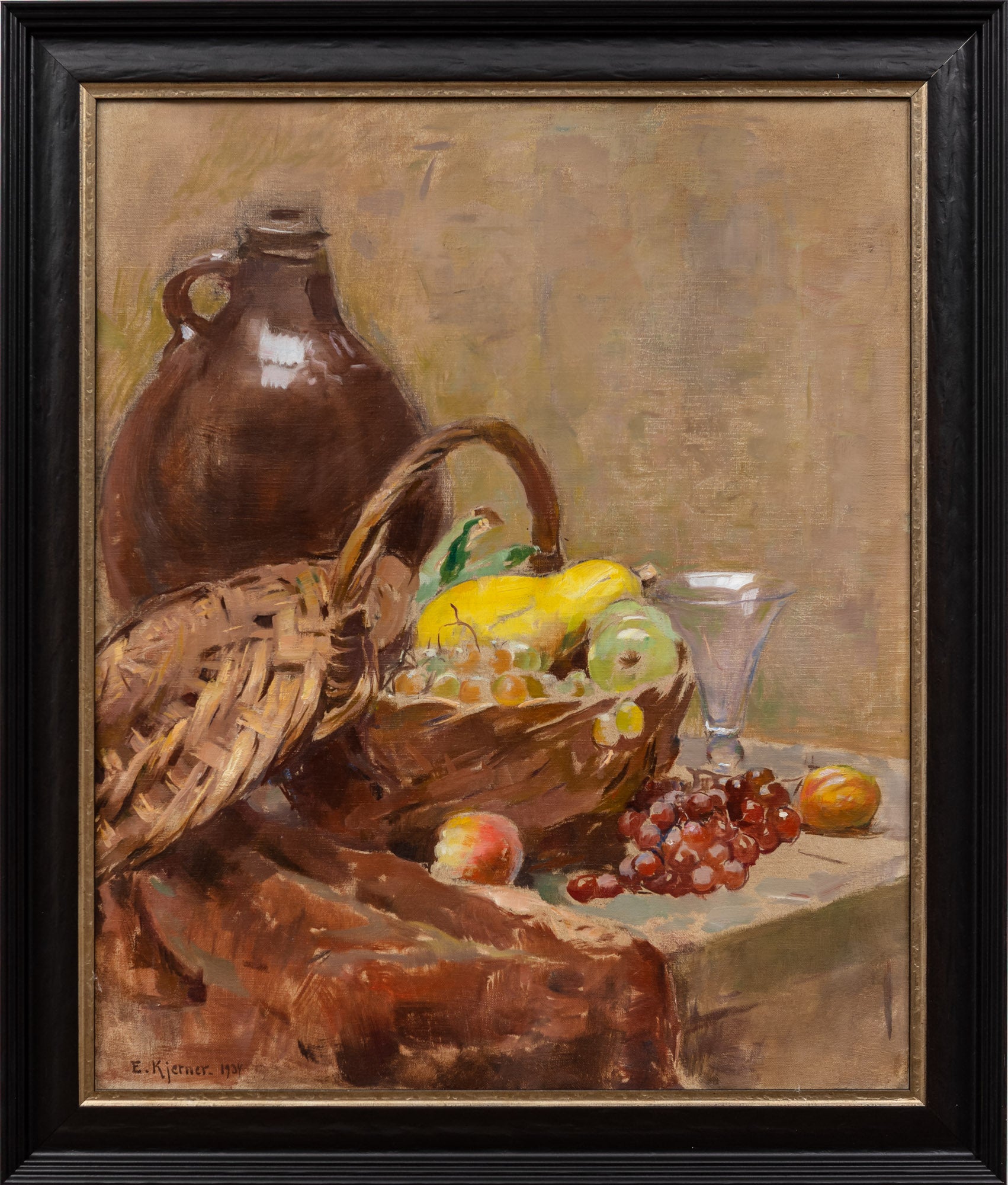 Esther Kjerner - Stilleben med Stenkrus