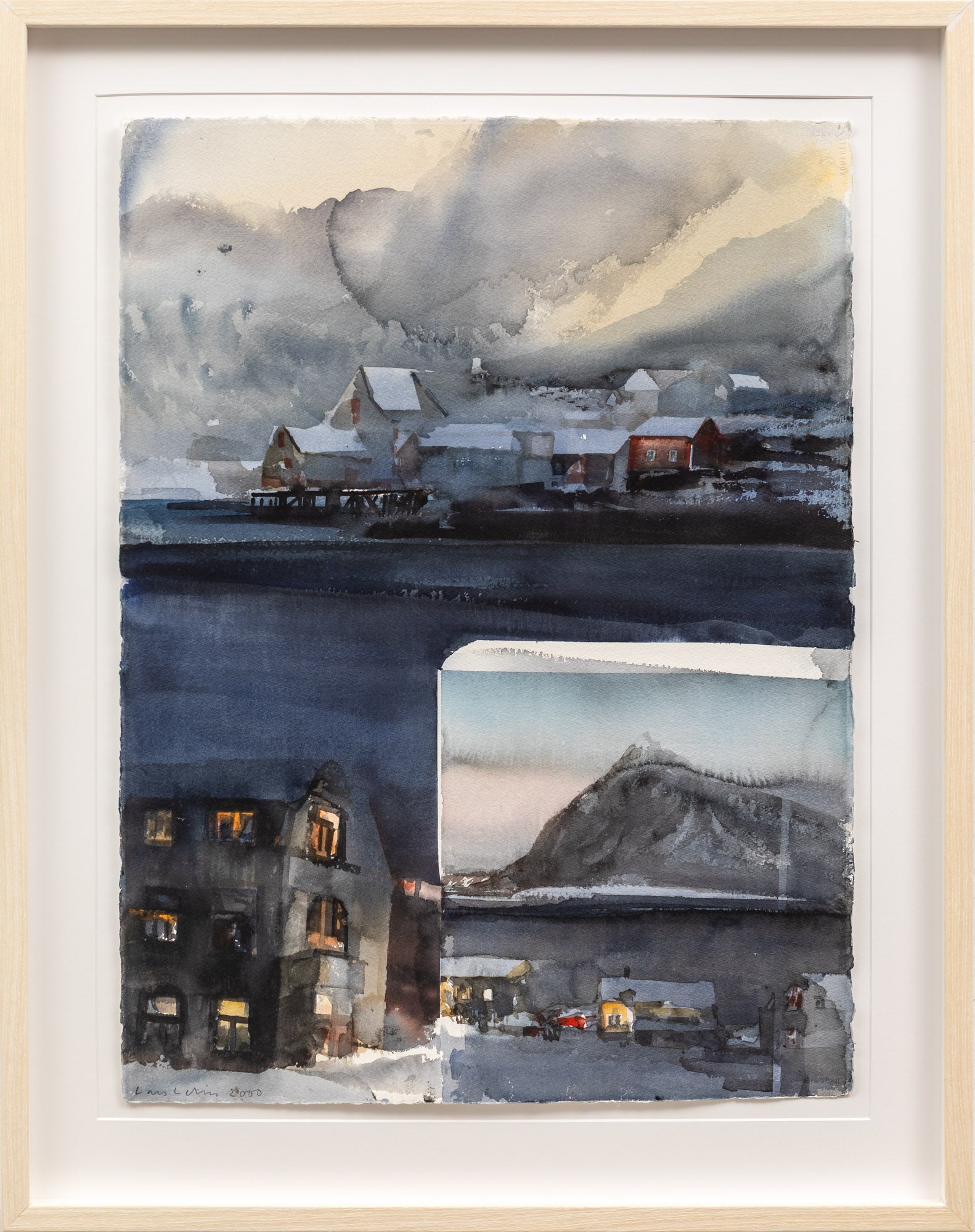 Lars Lerin - Skymning i Lofoten