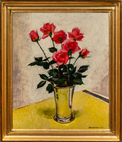 Olle Hjortzberg - Rosor i Silvervas