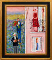 Pernilla P Stappe - Lilacs and Roses