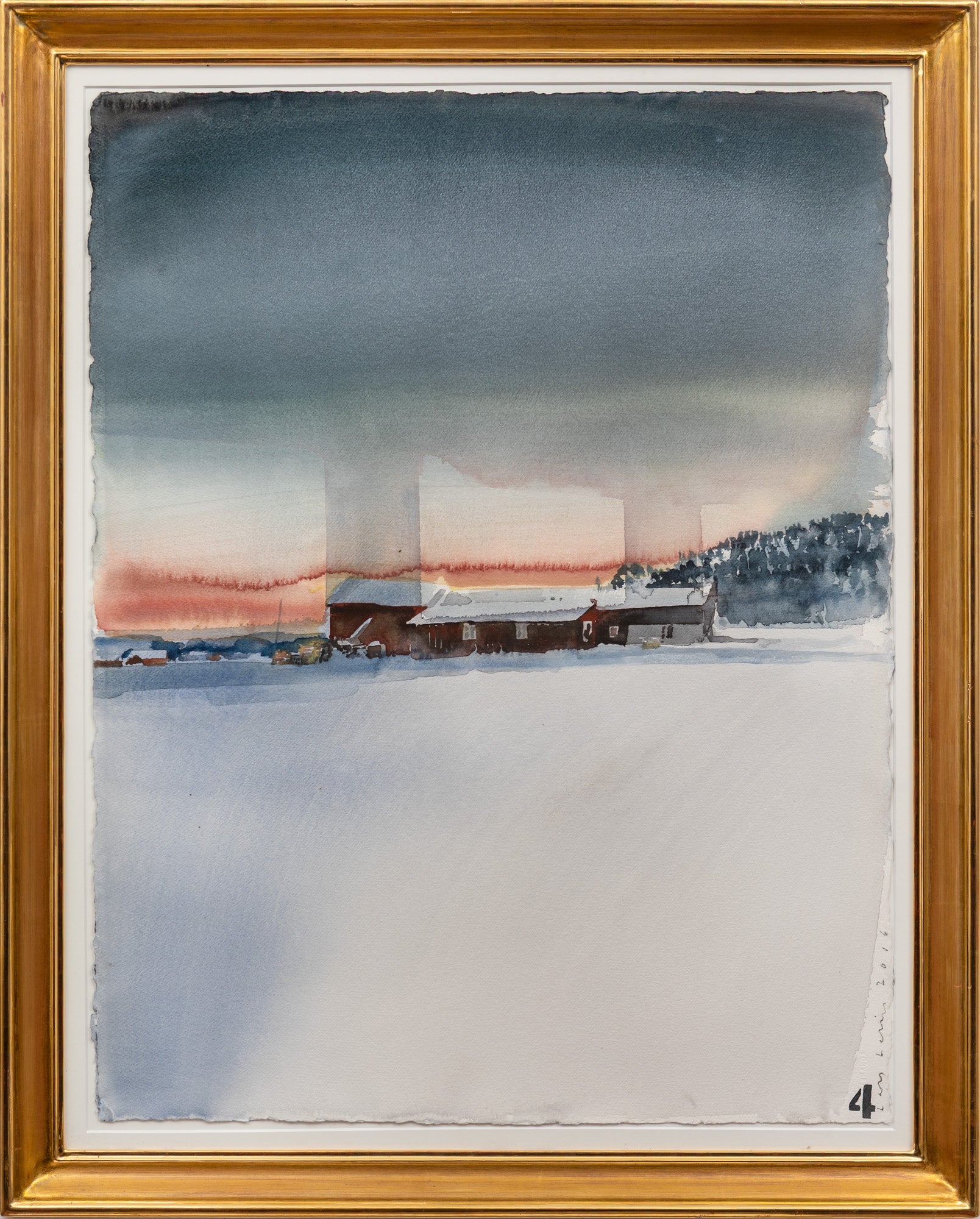 Lars Lerin - Tystnad över Snöfälten