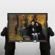 Nick Alm - Change of Seasons, hållen i händer för skala