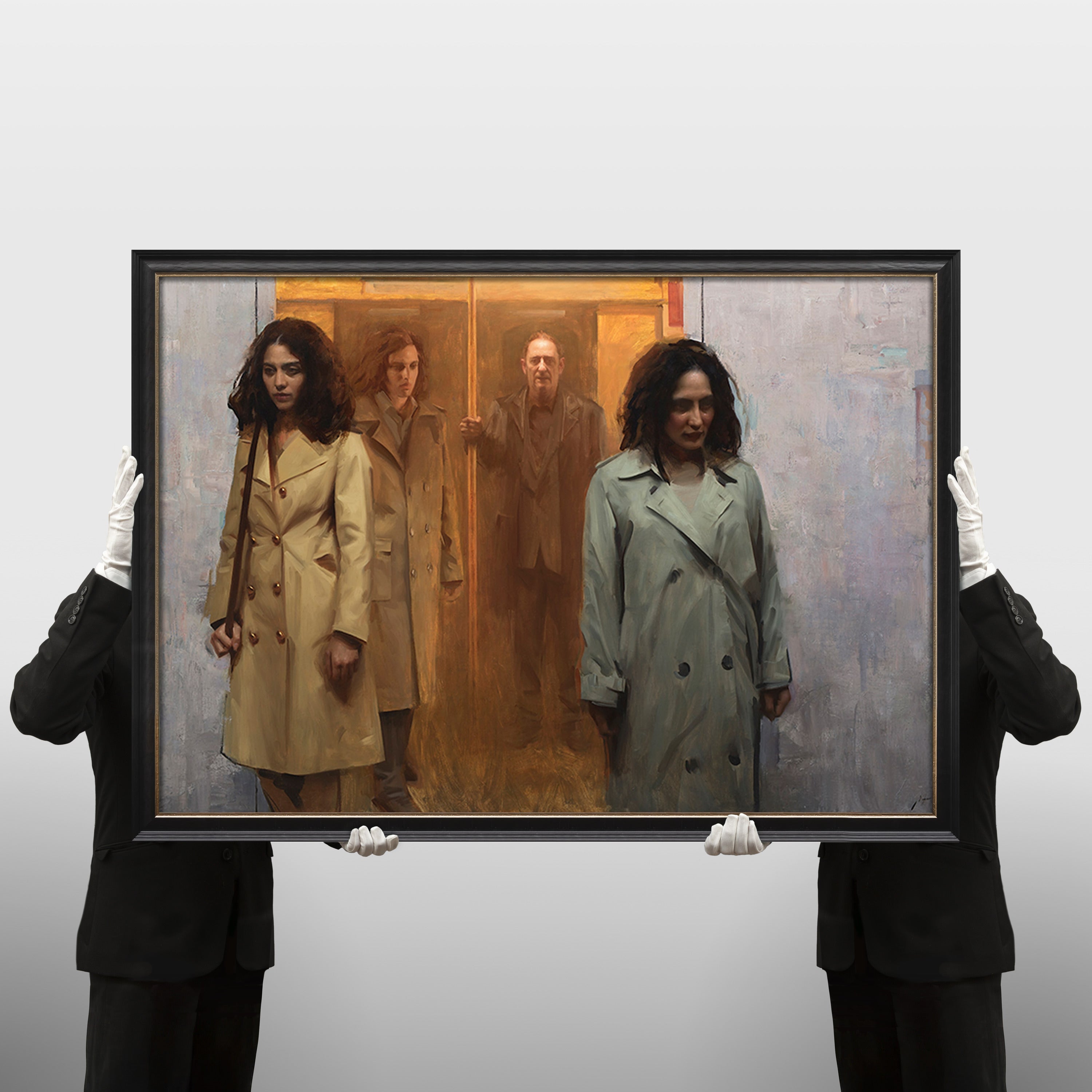 Nick Alm - Subway, hållen i händer för skala