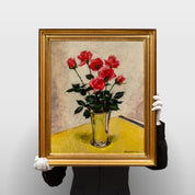 Olle Hjortzberg - Rosor i Silvervas