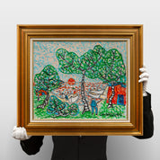 Uno Vallman - Solnedgång Över Hamnen