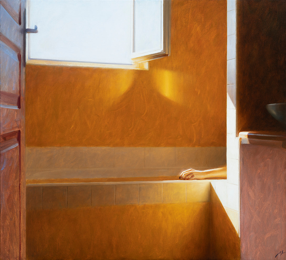 Nick Alm - Yellow Bathroom II