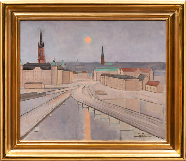 Einar Jolin - Fullmåne över Stockholm