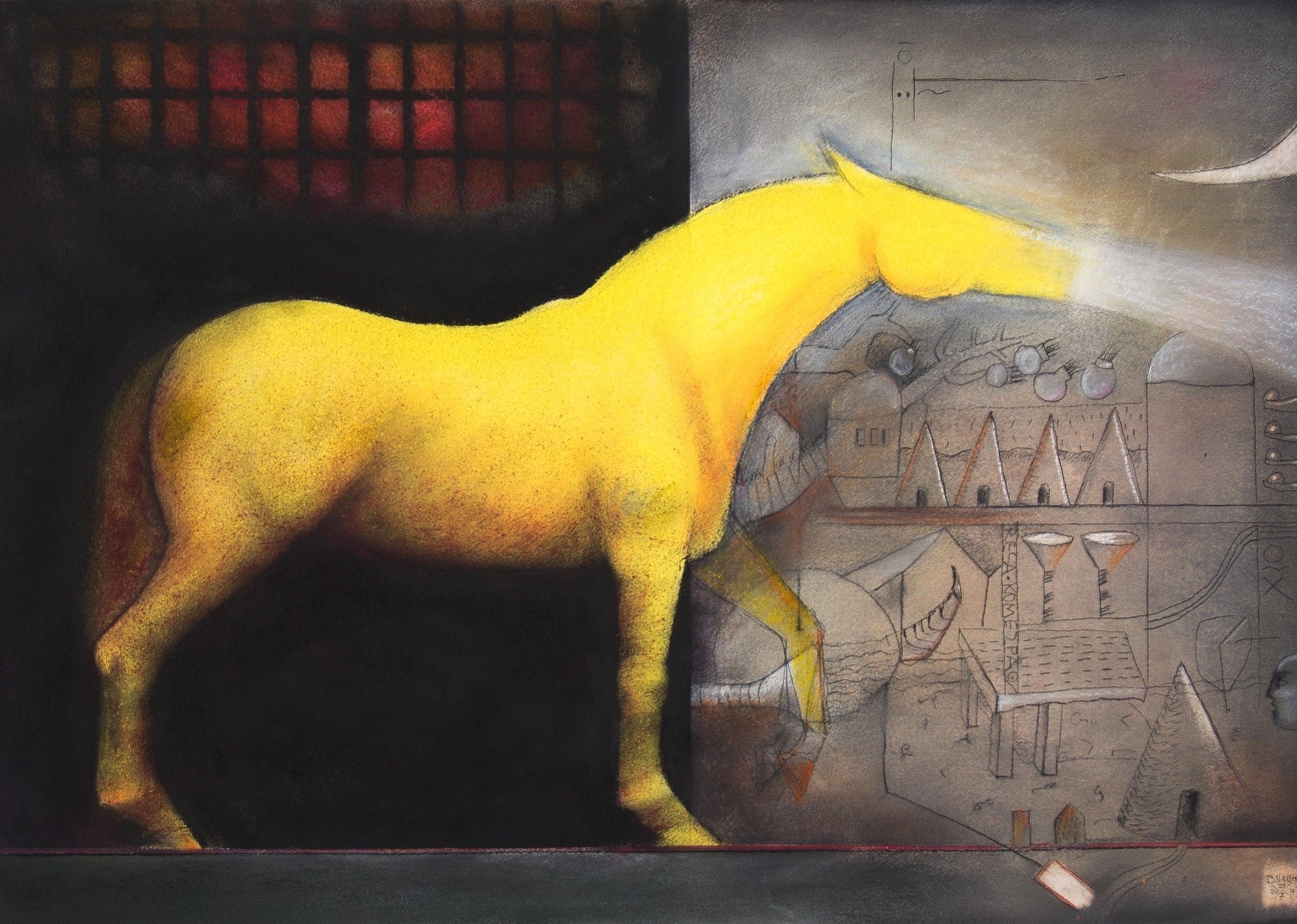 Bertil Vallien - Yellow Messenger