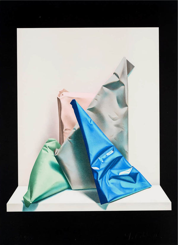 Yrjö Edelmann - Four Paper Objects On Shelf