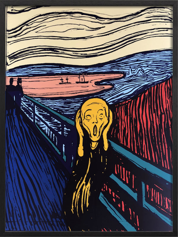 Andy Warhol - Munch's The Scream orange