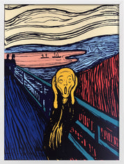 Andy Warhol - Munch's The Scream orange