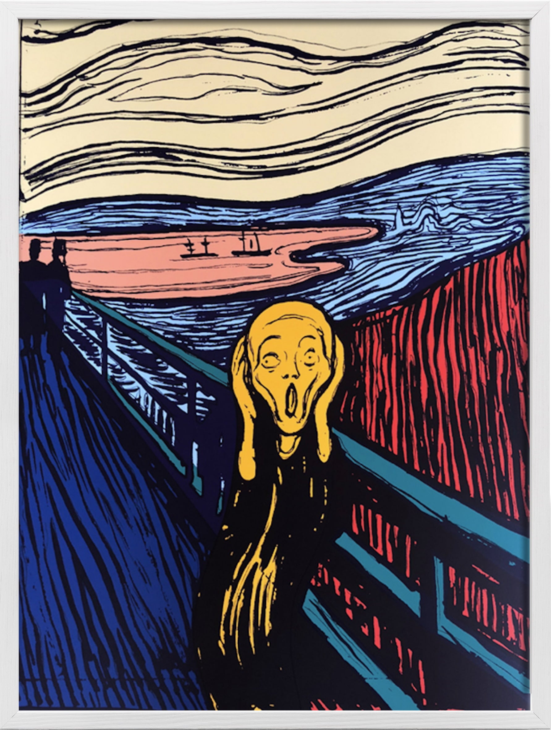 Andy Warhol - Munch's The Scream orange